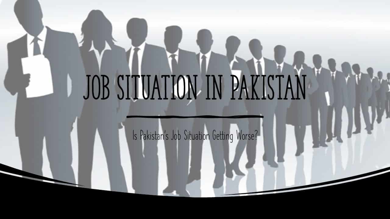 Job situation in Pakistan